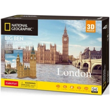 Cubic Fun Puzzle 3D Nati onal Geographic Big Ben (
