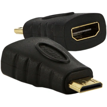 Adapter AV Akyga HDMI Mini - HDMI czarny (AK-AD-04