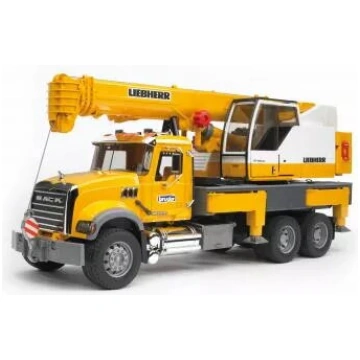 Celtņa kravas auto BRUDER MACK Granite Liebherr