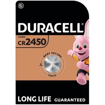 Duracell Lithium CR2450 button cell 3V (iepak 1 ga