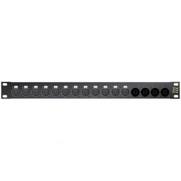 Sommer cable Audio-connection panel XLR , 1 HE, 12