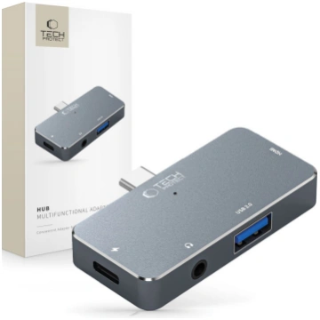 HUB Tech-Protect V6 4in1 USB-C - USB-A 3.0 / USB-C