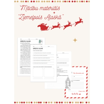 Ziemeļpols Aļaskā. Darbs ar tekstu. - Mācību mater