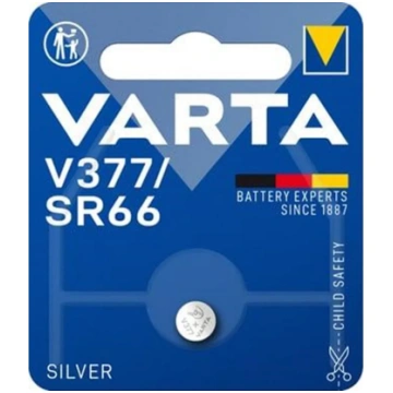 VARTA silver battery V377 / SR66 24mAh 1.55V 1 pie