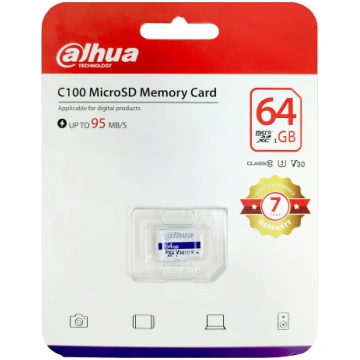 Memory card TF-C100/64GB microSD UHS-I, SDXC 64GB 