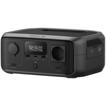 EcoFlow RIVER 3 UPS, 245Wh, melna - Pārnēsājama sp