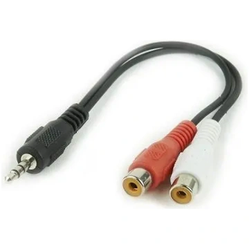 CABLE AUDIO 3.5MM TO 2RCA/SOCKET CCA-406 GEMBIRD