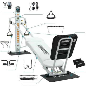 gr8flex Total Gym Jūsu mājas stils – pērļu balts X