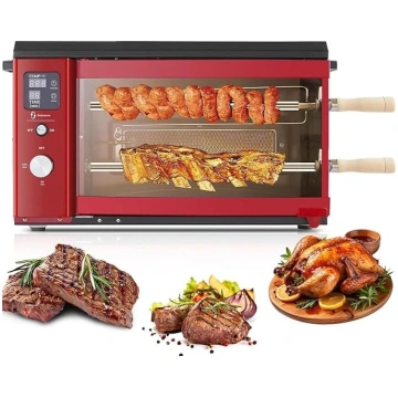 Rotierender Propan-Rotisserie-Grill, 2-lagiger aut