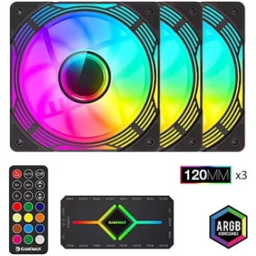 Gamemax KF300 BK, Black, 3 Pack + Controller (KF30