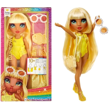 Rainbow High Swim Style Fashion Doll- Sunny (Yello