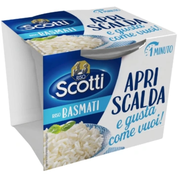 Ātri pagatavojamie Basmati rīsi SCOTTI, 200g