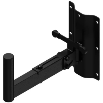 Speaker wall mount bracket - 35mm pole - 350mm Bla