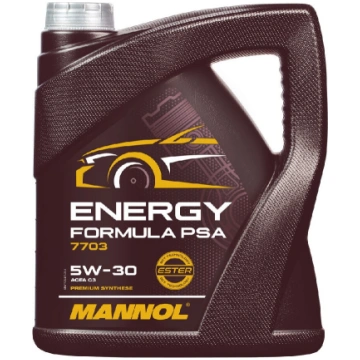 Motoreļļa Mannol 7703 Energy Formula PSA 5W-30 5 l