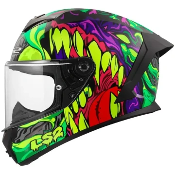CASCO INTEGRALE LS2 RAPID III LYCANT - Giallo - Ro