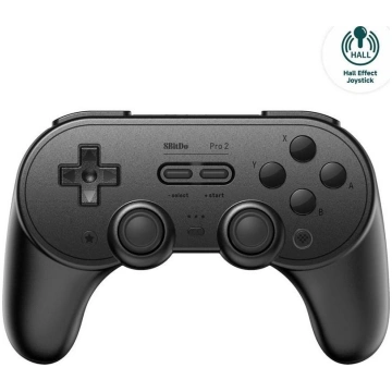 Pad 8bitdo 8bitdo Pro 2 Džoistiks Hall Ed/black