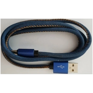 Gembird USB Male - USB Type C Male Premium denim 1