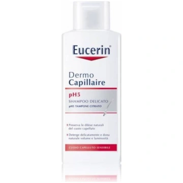 Eucerin DermoCapillaire pH5 šampūns jūtīgai galvas