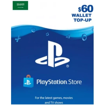 Saūda Arābija PSN 60 SAR Dāvanu Karte Sony