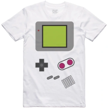 T-Shirt Game Boy pad joystick maglia divertente ne