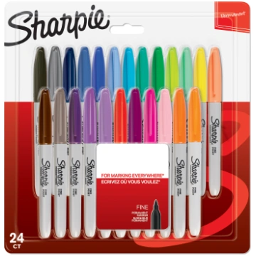 Sharpie - Permanent Marker Fine Assorted Colours 2