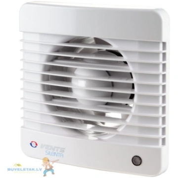 Ventilators sadzīves Vents Silenta 100mm.Taimers 0