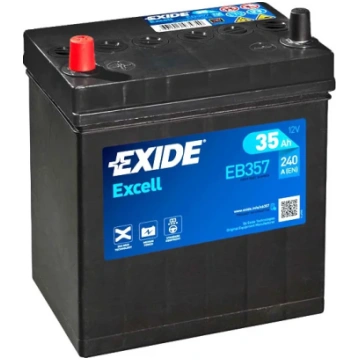 Akumulators EB357 EXIDE EXCELL 35AH 187X127X220 +/