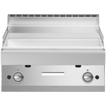 Gas fry top Chromed smooth plate MDLR Model F7070F