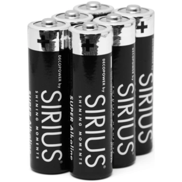 Sirius Home - Decopower Batteries, 6 Pcs Set - izm