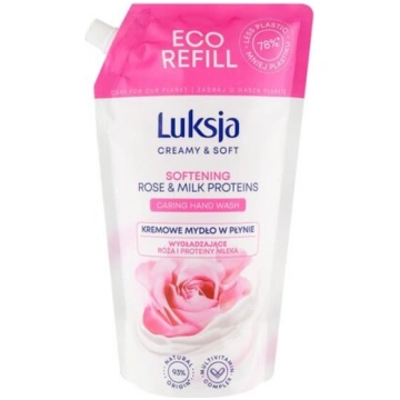 Šķidrās ziepes Luksja Rose and Milk proteins, 900 