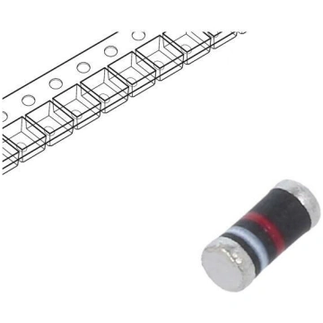 Diode: rectifying; SMD; 100V; 0.5A; 1.5us; DO213AA