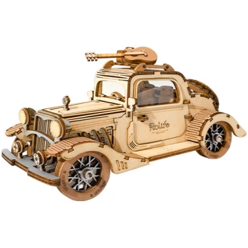 3D koka puzle, Vintage Auto, 164 gab, robotime, TG