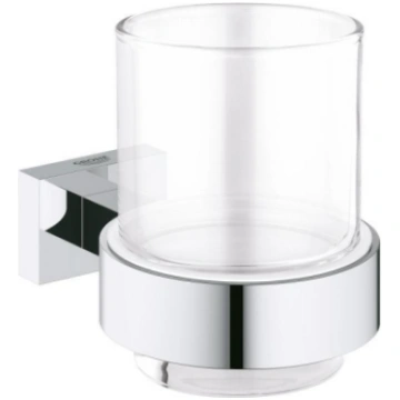 Grohe glāze ar turētāju Essentials Cube, hroms 407