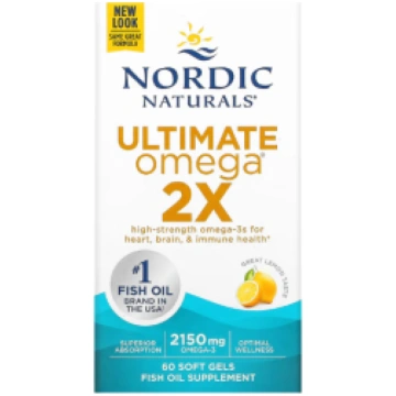 Ultimate Omega 2X Lemon 1075 mg Nordic Naturals 60