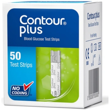 CONTOUR Plus teststrēmeles N50