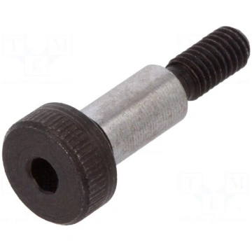 Shoulder screw | Mat: steel | Thread len: 7mm | Th