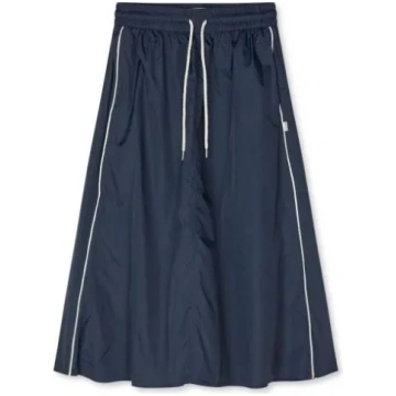Mads Norgaard Ripstop Nylon Caro Skirt - Sky Capta