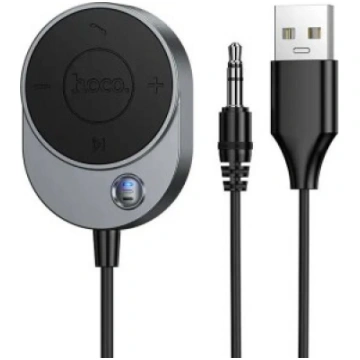 Wireless car receiver Hoco AUX Bluetooth with cabl