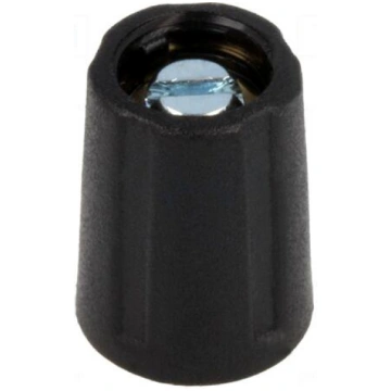Knob | without pointer | ABS | Øshaft: 3mm | Ø10.5
