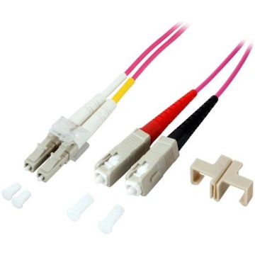EFB Fiber patch cable LC-SC 50/125 OM4 LSZH Duplex