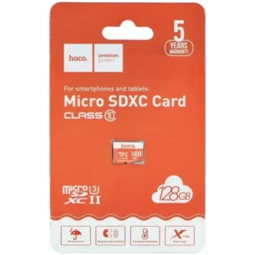 HOCO microSD atmiņas karte 128GB klase 10