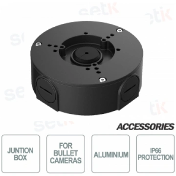 Outdoor Junction Box IP66 Aluminum - Black - Dahua