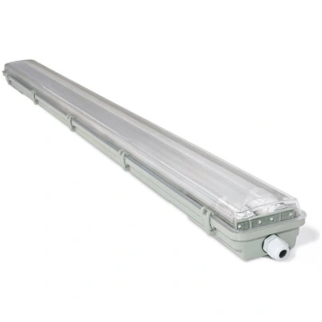 Koloreno hermētisks gaismeklis + 2x 18W LED dienas