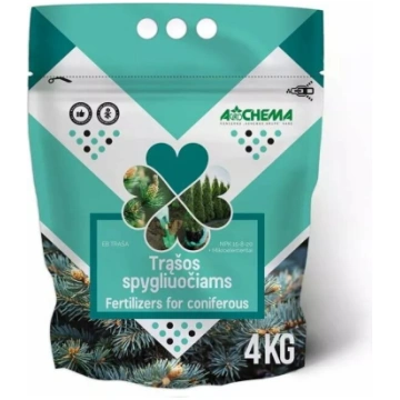 Mēslojums skujkokiem AGROCHEMA 4 kg — sabalansētas
