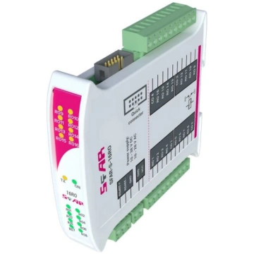 Industrial I/O module with Modbus RTU/ASCII commun