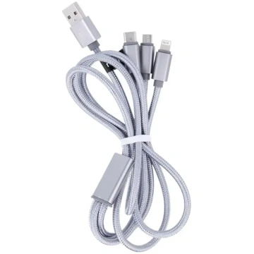 maXlife 3-in-1 data transfer and charging cable | 