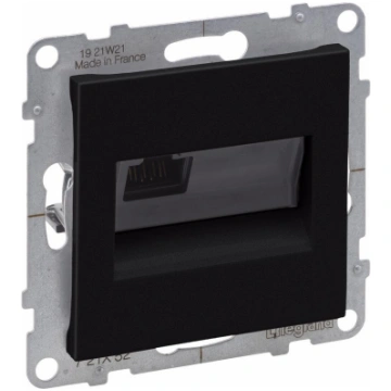 SUNO melna rozete RJ45 UTP CAT6 LEGRAND EB20485631