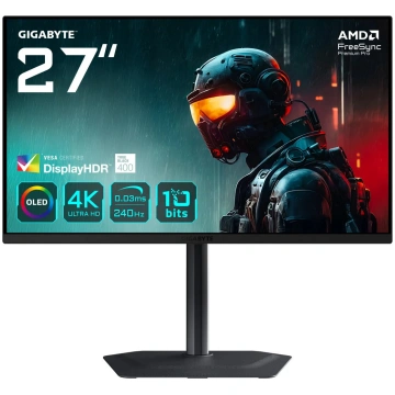 GIGABYTE MO27U2 OLED 4K UHD spēļu monitors - 3840x