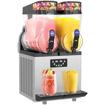 Kommerzielle Slushie-Maschine, 15 l x 2 tvertnes &
