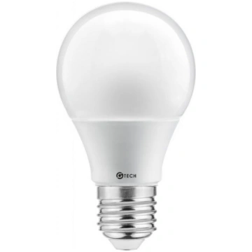 LED spuldze, A60, SMD2835, E27, 6W, 470lm, 52mA, 2